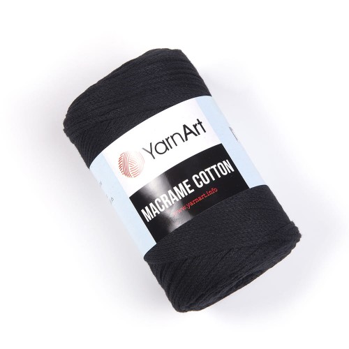 Sznurek YarnArt Macrame Cotton 2mm 750 / czerń