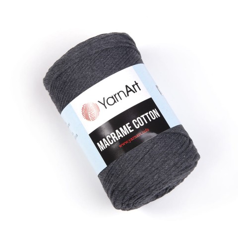 Sznurek YarnArt Macrame Cotton 2mm 758 / ciemny szary