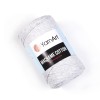 Sznurek YarnArt Macrame Cotton 2mm 756 / jasny szary