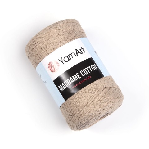 Sznurek YarnArt Macrame Cotton 2mm 768 / ciemny beż