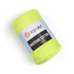 Sznurek YarnArt Macrame Cotton 2mm 801 / ultra żółty