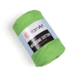 Sznurek YarnArt Macrame Cotton 2mm 802 / ultra zieleń