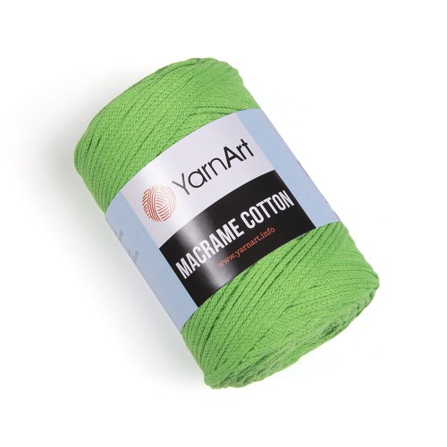 Sznurek YarnArt Macrame Cotton 2mm 802 / ultra zieleń