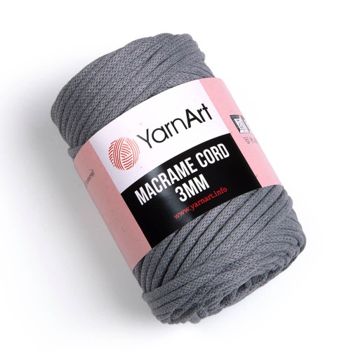 Sznurek YarnArt Macrame Cord 3mm 774 / szary