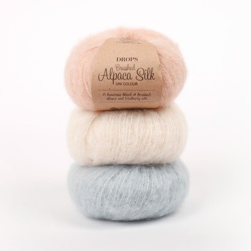 Włóczka Drops Brushed Alpaca Silk 20 / piaskowy róż