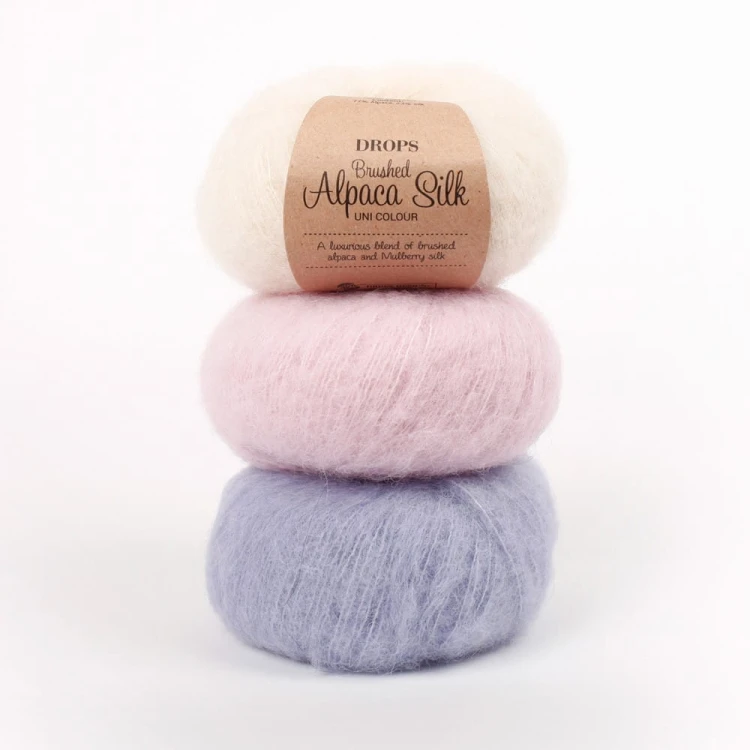 Włóczka Drops Brushed Alpaca Silk 12 / pudrowy róż