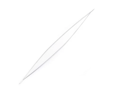 Igła do nawlekania koralików / duże oczko / 10 cm / 5 szt.