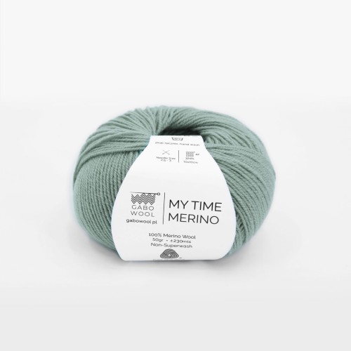 Włóczka Gabo Wool My Time Merino 9268 / szałwia