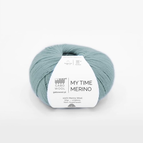 Włóczka Gabo Wool My Time Merino 9060 / błękitny
