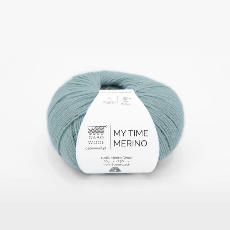 Włóczka Gabo Wool My Time Merino 9060 / błękitny