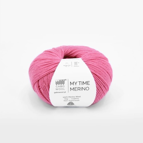 Włóczka Gabo Wool My Time Merino 9561 / crazy róż