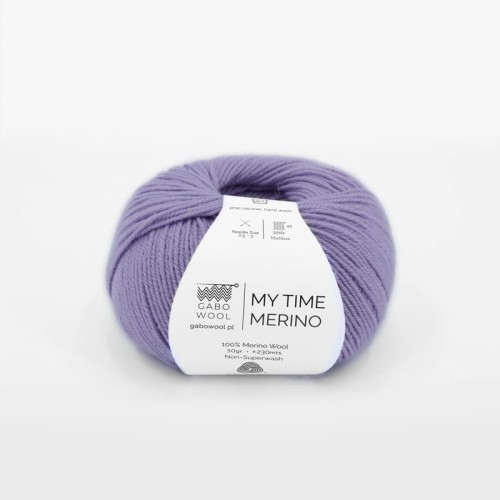 Włóczka Gabo Wool My Time Merino 930 / jasna lawenda