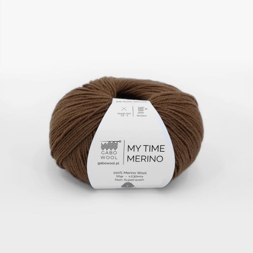 Włóczka Gabo Wool My Time Merino 9121 / kasztanowy