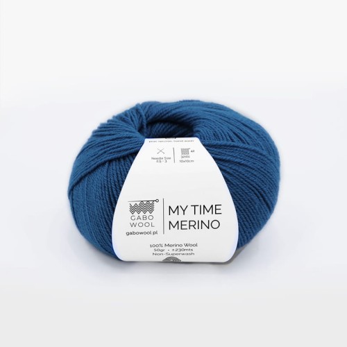 Włóczka Gabo Wool My Time Merino 9600 / kobalt