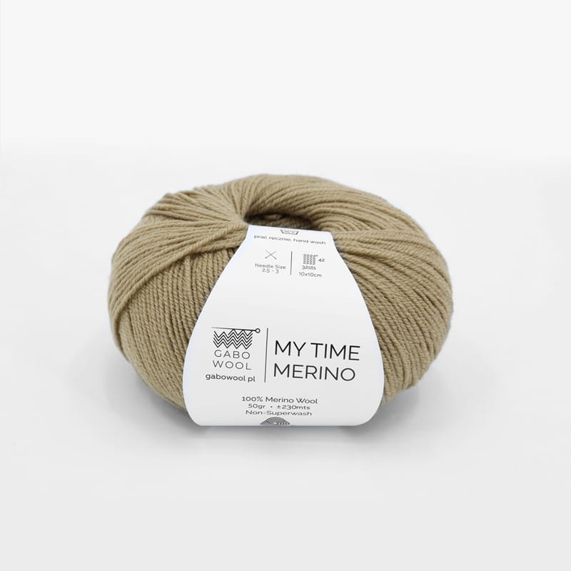 Włóczka Gabo Wool My Time Merino 9152 / orzech