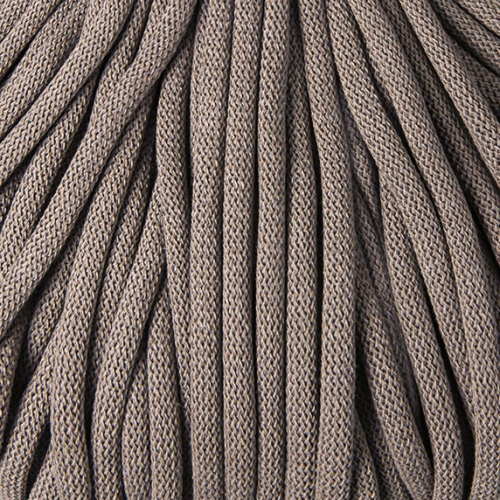 Sznurek pleciony bawełniany Bobbiny Jumbo / Kawowy / Coffee / 9mm / 100m