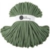Sznurek pleciony bawełniany Bobbiny Jumbo / Szałwia / Eucalyptus Green / 9mm / 100m