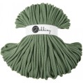 Sznurek pleciony bawełniany Bobbiny Jumbo / Szałwia / Eucalyptus Green / 9mm / 100m