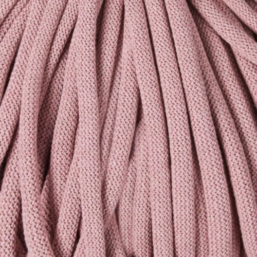 Sznurek pleciony bawełniany Bobbiny Jumbo / Różowe złoto / Blush / 9mm / 100m