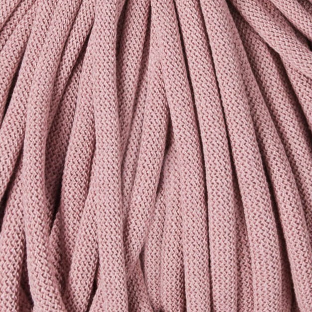 Sznurek pleciony bawełniany Bobbiny Jumbo / Różowe złoto / Blush / 9mm / 100m