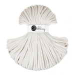 Sznurek pleciony bawełniany Bobbiny Jumbo / Złamana biel / Off white / 9mm / 100m