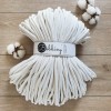 Sznurek pleciony bawełniany Bobbiny Jumbo / Złamana biel / Off white / 9mm / 100m