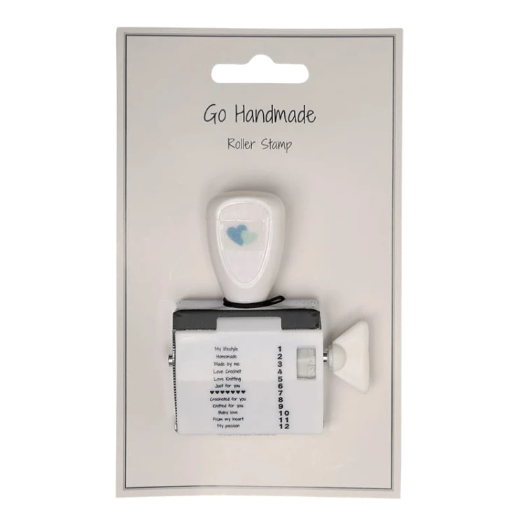 Stempel do metek/etykiet Go handmade