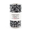 Nić fantazyjna FANTASY YARN by KOKONKI / bąble szaro-szare / szpulka ~ 400 m