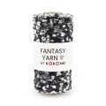 Nić fantazyjna FANTASY YARN by KOKONKI / bąble szaro-szare / szpulka ~ 400 m