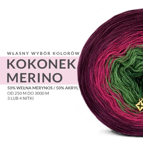 KOKONEK Merino - własny wybór kolorów