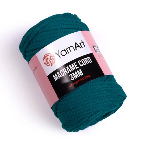 Sznurek YarnArt Macrame Cord 3mm 789 / petrol