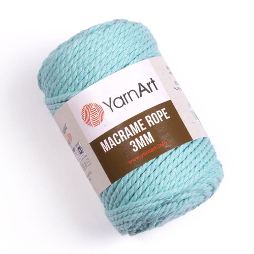 Sznurek YarnArt Macrame Rope 3mm 775 / mięta