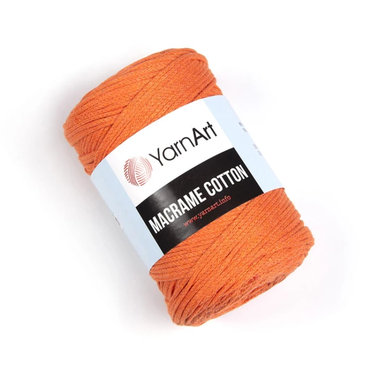 Sznurek YarnArt Macrame Cotton 2mm 770 / pomarańcz