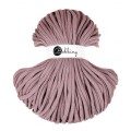 Sznurek pleciony bawełniany Bobbiny Jumbo / Wrzosowy / Mauve / 9mm / 100m