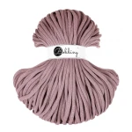 Sznurek pleciony bawełniany Bobbiny Jumbo / Wrzosowy / Mauve / 9mm / 100m