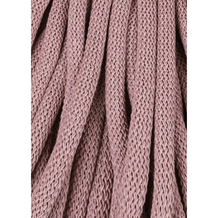 Sznurek pleciony bawełniany Bobbiny Jumbo / Wrzosowy / Mauve / 9mm / 100m