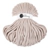 Sznurek pleciony bawełniany Bobbiny Jumbo / Cielisty / Nude / 9mm / 100m