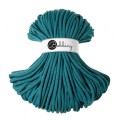 Sznurek pleciony bawełniany Bobbiny Jumbo / Morski / Teal / 9mm / 100m