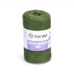 Sznurek YarnArt Twisted Macrame 3mm 787 / paproć