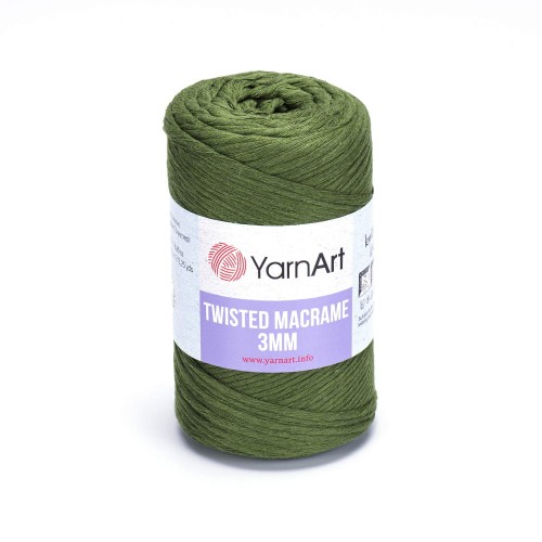 Sznurek YarnArt Twisted Macrame 3mm 787 / paproć
