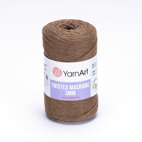 Sznurek YarnArt Twisted Macrame 3mm 769 / jasny brąz