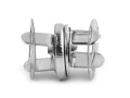 Zapięcie magnetyczne 10 mm / nikiel  / 5 szt. / 060994