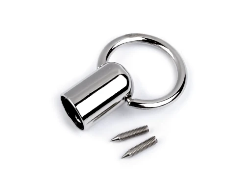 Zakończenie z kółkiem do rączki / Ø13mm / nikiel / 630499