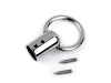 Zakończenie z kółkiem do rączki / Ø13mm / nikiel / 630499