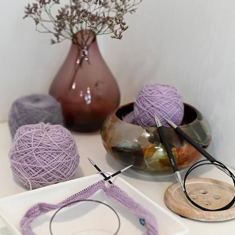 Druty z żyłką KnitPro Karbonz - z włókna węglowego