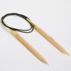 Druty z żyłką KnitPro Basix Beech - drewniane z akrylową żyłką