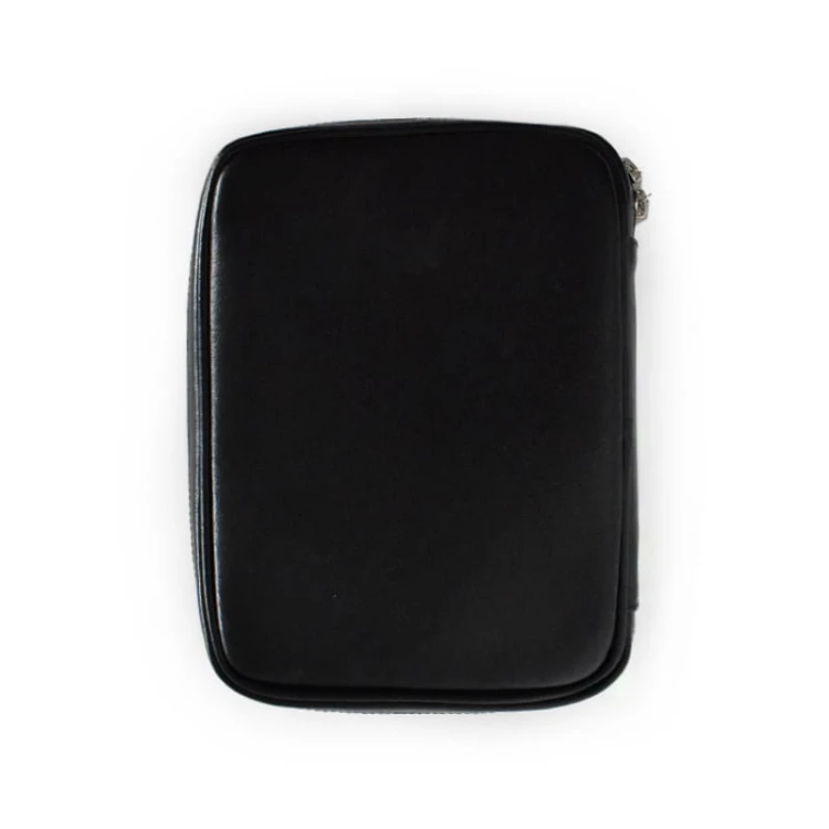 Etui na szydełka / KOKONKI Accessories / skóra / czerń