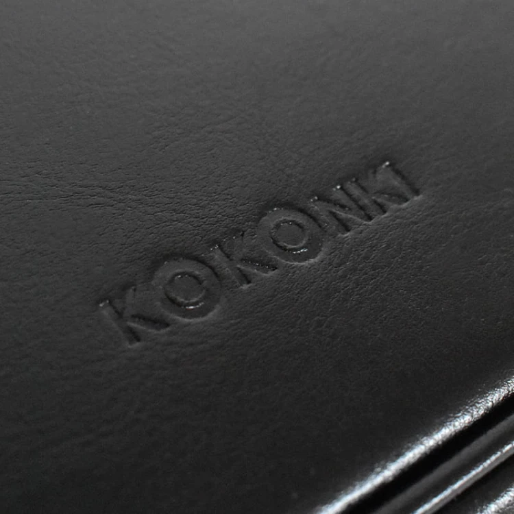Etui na druty / KOKONKI Accessories / skóra / czerń