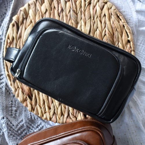 Organizer / KOKONKI Accessories / skóra / czerń
