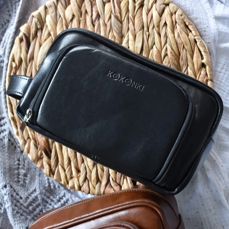 Organizer / KOKONKI Accessories / skóra / czerń